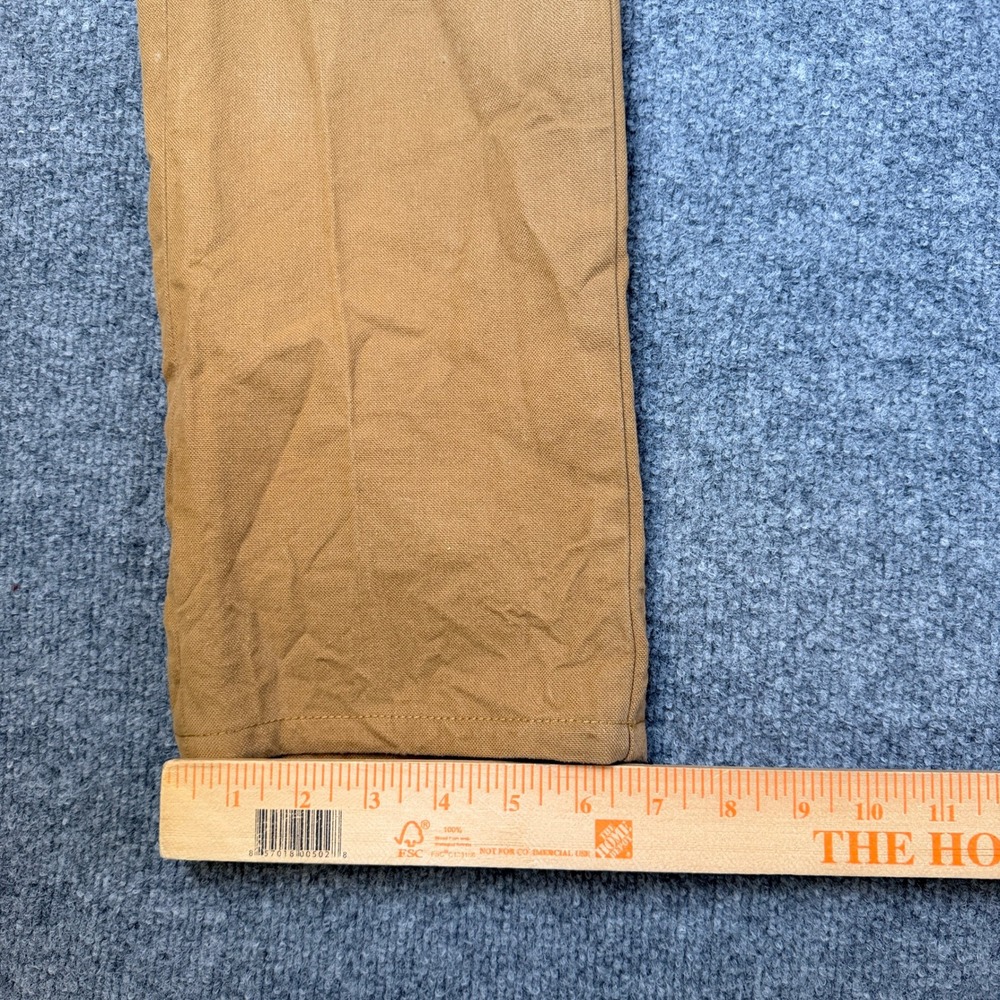 Naked & Famous Pants Mens 32x30 Brown Selvedge Duck Canvas Skinny Guy Chino - Picture 13 of 14